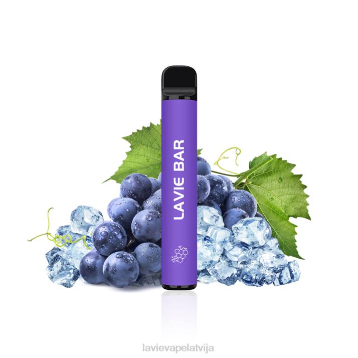 LAVIE BAR 2 versija 800 pūtieni vīnogu ledus 42L4322 - Lavie Vape Latvija