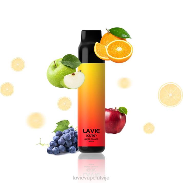 LAVIE BAR 3000 uzpūtienu vīnogu apelsīnu ābols 42L4288 - Lavie Vape Riga