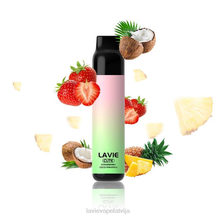 LAVIE BAR 3000 uzpūtienu zemeņu kokos ābols 42L4291 - Lavie Vape Price