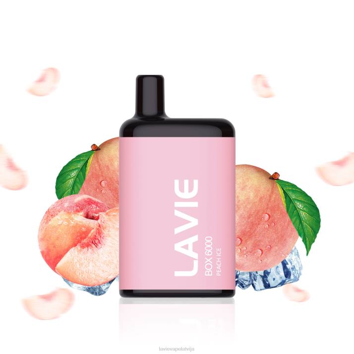 LAVIE BOX 6000 uzpūtienu persiku ledus 42L4200 - Lavie E Cigarette