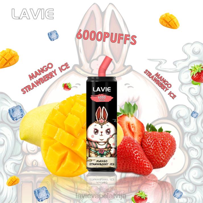 LAVIE Coke BAR 6000 uzpūtienu mango zemeņu ledus 42L4273 - Lavie Vape Riga