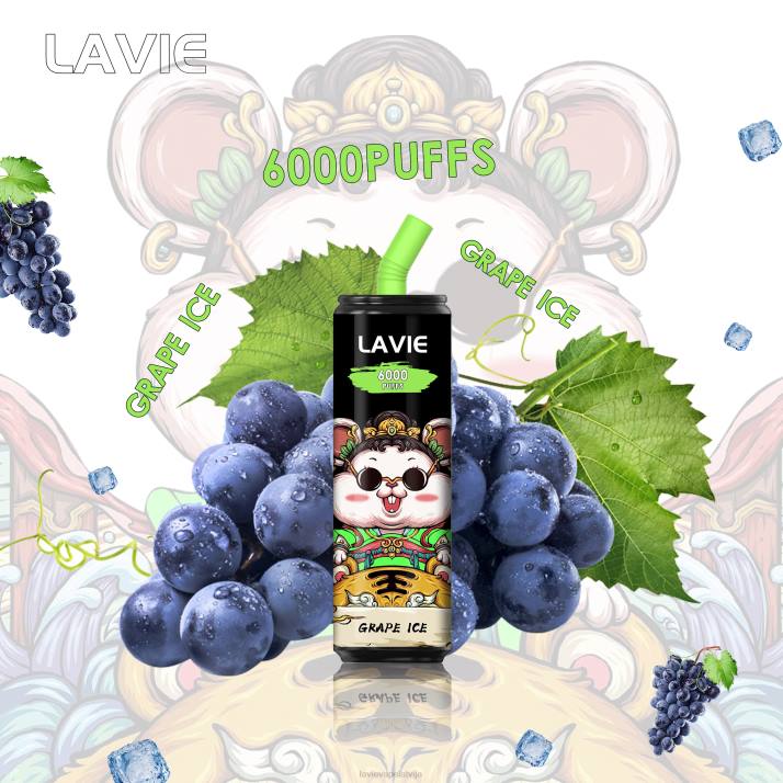 LAVIE Coke BAR 6000 uzpūtienu vīnogu ledus 42L4269 - Lavie Puff