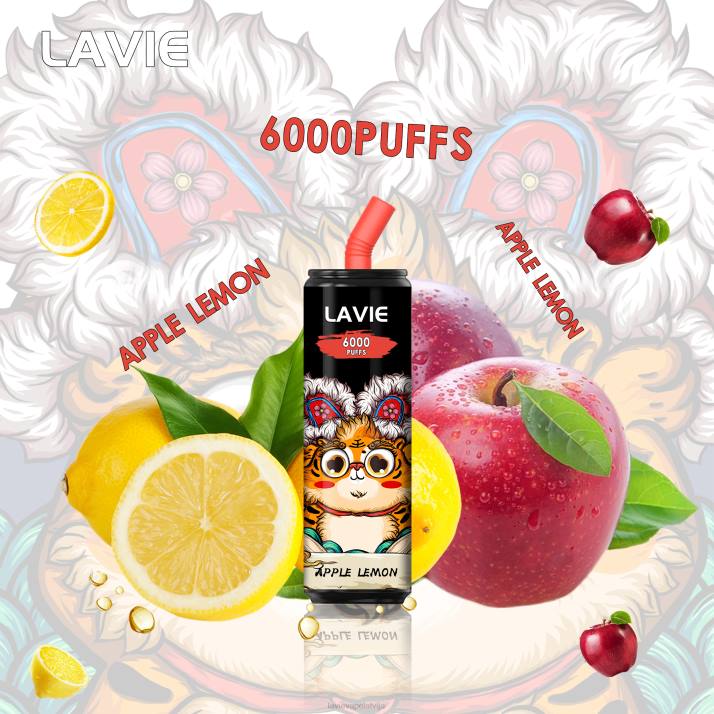 LAVIE Coke BAR 6000 uzpūtienu ābolu citrons 42L4275 - Lavie E Cigarette