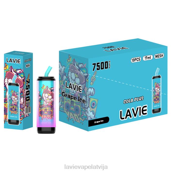 LAVIE Cola Plus 7500 uzpūtienu vīnogu ledus 42L4254 - Lavie Puff