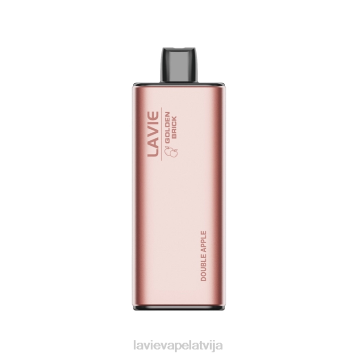 LAVIE GOLDEN BRICK 10000 uzpūtienu dubultais ābols 42L458 - Lavie Vape Riga