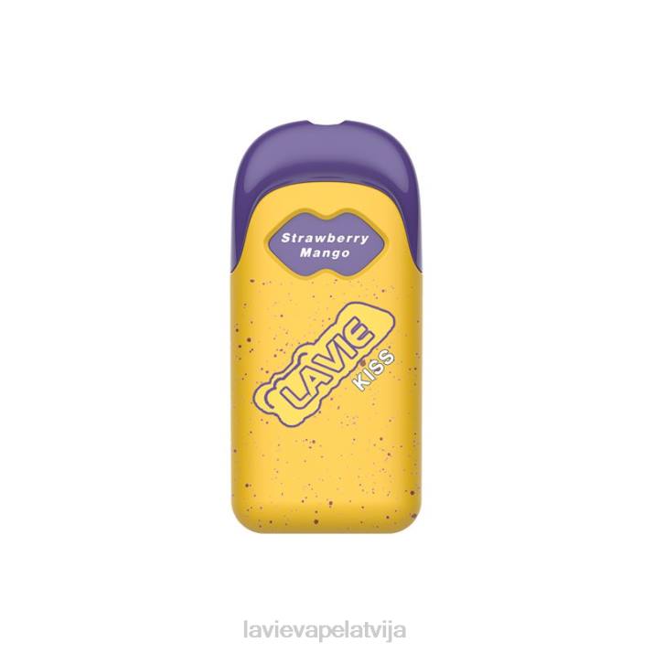 LAVIE KISS 8000 uzpūtienu zemeņu mango 42L4113 - Lavie Vape Riga