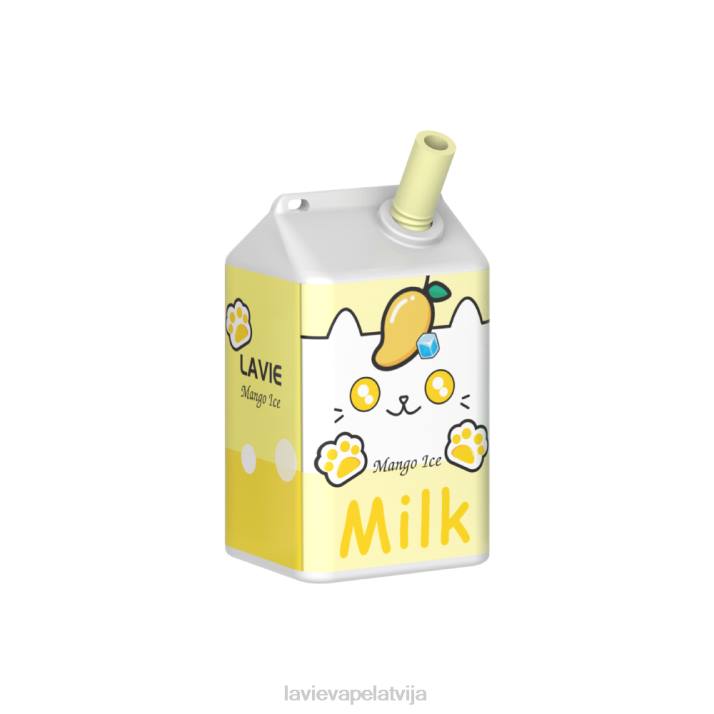 LAVIE MILK 7000 uzpūtienu mango ledus 42L4178 - Lavie Vape Riga