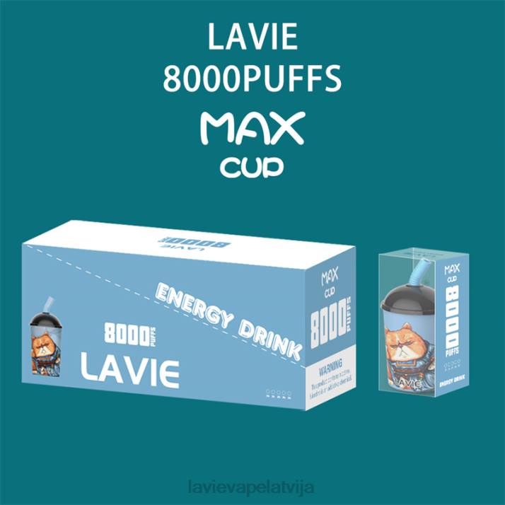 LAVIE Max Cup 8000 uzpūtienu enerģijas dzēriens 42L4259 - Lavie Puff