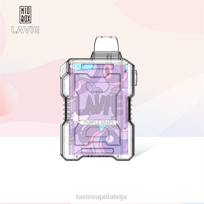 LAVIE NIO BOX 9000 uzpūtienu violeta vīnoga 42L4192 - Lavie Vape Latvija