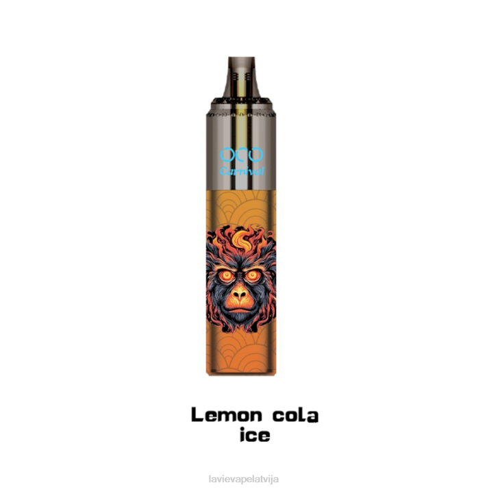 LAVIE OCO karnevāls 10000 uzpūtienu citronu kolas ledus 42L4351 - Lavie Vape Price