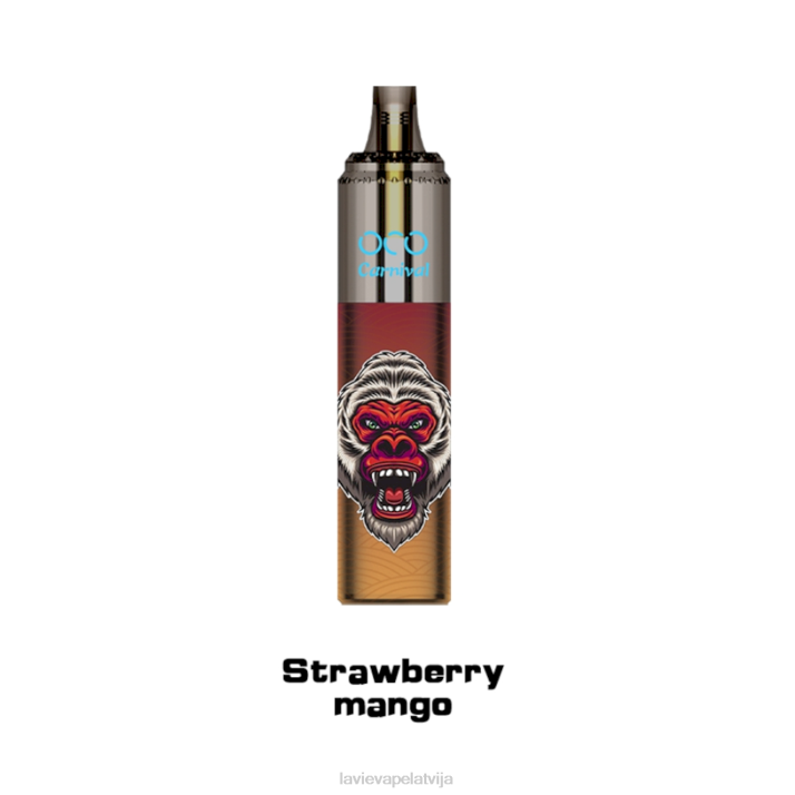 LAVIE OCO karnevāls 10000 uzpūtienu zemeņu mango 42L4357 - Lavie Vape Latvija