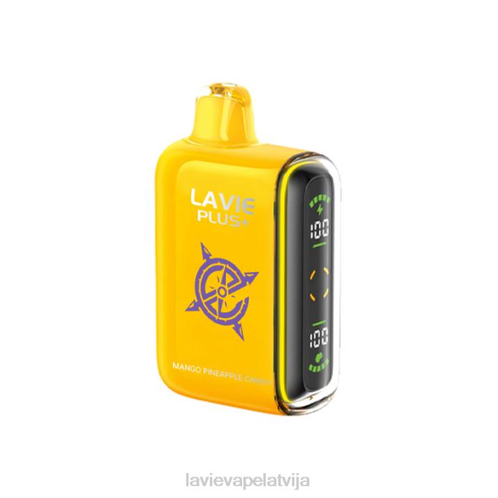 LAVIE PLUS 15000 uzpūtienu mango ananāsu konfektes 42L4102 - Lavie Vape Latvija